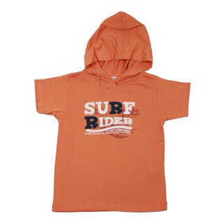 Klitzeklein Kapuzen T-Shirt orange (858509) Gr. 92/98