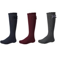 Ysabel Mora Mädchen 3er Pack Kniestrümpfe...
