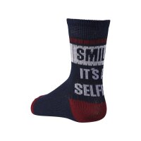 Ysabel Mora 3er Pack Jungen Strümpfe Socken gemustert marine grau