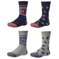 Ysabel Mora 4er Pack Jungen Strümpfe Socken marine...