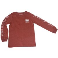 Blue Seven Jungen Langarmshirt Ärmeldruck ziegelrot