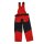 Kinder Arbeitshose Latzhose Engelbert Strauss Rot/Schwarz