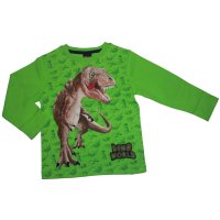 Dino World Dinosaurier T-Rex Langarmshirt grün