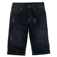 Arizona Jungen Jeans Bermuda Hose kurz Shorts black denim