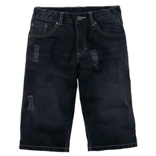 Arizona Jungen Jeans Bermuda Hose kurz Shorts (394473) black denim Gr. 128
