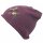 Fiebig Mädchen leichte Strickmütze Strickbeanie Mütze Paillettenstern lila