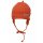Fiebig Baby Mütze Bindemütze Ohrenschutz orange Gr. 42
