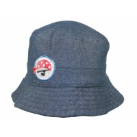 Fiebig Fischerhut Hut Mütze Piratenteddy dunkelblau...