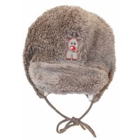 Baby Jungen Plüschmütze Mütze braun...