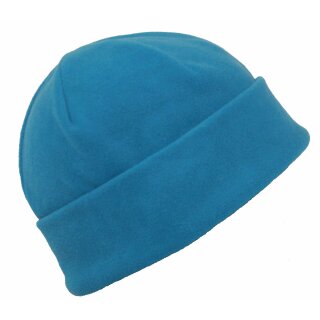 Fiebig Mädchen Fleecemütze Wintermütze Mütze blau