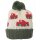 Fiebig Jungen Bommelmütze Strickmütze Winter Mütze Auto beige grün Gr. 51