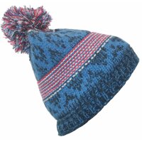 Fiebig Jungen Bommelmütze Strickmütze Winter...
