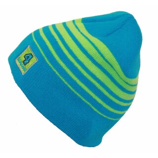 Fiebig Jungen Mütze Strickmütze Strickfutter türkis 4 LEAQUE Gr. 51