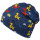 Fiebig Beanie Mütze Drachen Jungen Sommermütze (87038) Gr. 45/47 blau