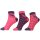 Riese Mädchen Strümpfe Socken 3er Pack Kurzschaft beere pink Herzen Pferde