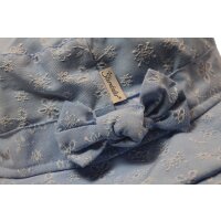 Sterntaler Mädchen Sommer Hut Jaquard hellblau Schleife