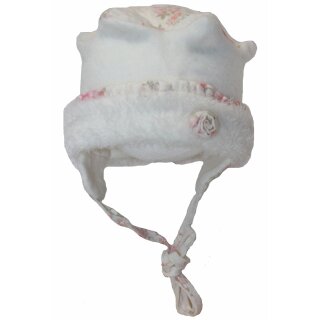 Döll Baby Mädchen Mütze (8069) beige Rosen Gr. 43