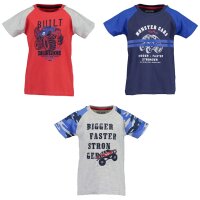 Blue Seven Jungen Monster cars Auto T-Shirt Shirt