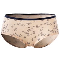 FRIENDS Mädchen Unterhose Slip Panty Sterne cream pink