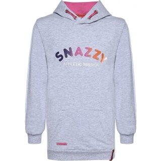 blue effect girls Long Hoodie Performer Sweatshirt Pullover hellgrau melange