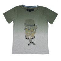 Sarabanda Jungen T-Shirt Totenkopf sage green