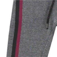 UBS2 Jungen Joggingshose Sweathose schwarz meliert angeraut