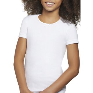 Ysabel Mora Mädchen Kinder Unterhemd Kurzarm weiß Geschenkverpackung