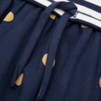B-Ware Sigikid Kleid Langarm Streifen Punkte dunkelblau
