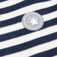 B-Ware Sigikid Kleid Langarm Streifen Punkte dunkelblau