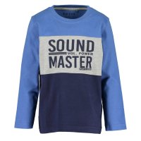 Blue Seven Jungen Langarmshirt Shirt Langarm Tricolor Sound Master blau (850650/590) Gr. 110
