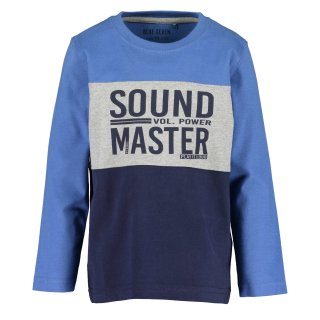 Blue Seven Jungen Langarmshirt Shirt Langarm Tricolor Sound Master blau (850650/590) Gr. 128