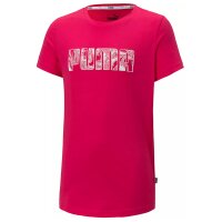 PUMA Mädchen T-Shirt Jersey pink