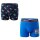 FRIENDS Jungen 2er Pack Boxershorts Rennwagen Flugzeuge Unterhose blau