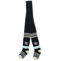 Riese Jungen Strumpfhose Piranha Fisch schwarz