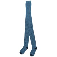 Riese Mädchen Strumpfhose jeans blau Punkte