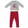 iDO Mädchen Set Langarmshirt rot Ballett Leggings hellgrau Kombination