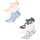 Ewers Mädchen Sneaker Strümpfe Söckchen 3er Pack Herz Punkte