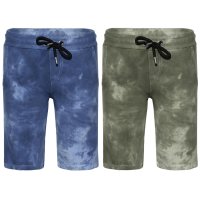 blue effect boys Bermuda sweat Jogging Shorts batik blau