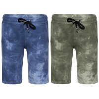 blue effect boys Bermuda sweat Jogging Shorts batik blau