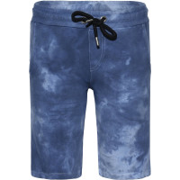 blue effect boys Bermuda sweat Jogging Shorts (2201-6033-6366) dunkelblau batik Gr. 152