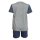 Blue Seven Sommer Set T-Shirt Shorts Bermuda Baseball hellgrau blau