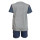 Blue Seven Sommer Set T-Shirt Shorts Bermuda Baseball (826006/546) hellgrau blau Gr. 122