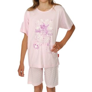 St. Lucia rose Mädchen Shorty Schlafanzug Pyjama kurz (492105) Gr. 116