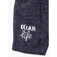 Losan Jungen Bermuda Shorts Ocean life blue melange
