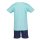 Blue Seven Jungen Sommer Set T-Shirt Shorts Bermuda (826003/622) hellblau Gr. 128