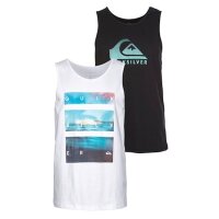 Quiksilver 2er Pack Trägershirt Top Tanktop schwarz...