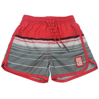 Losan Boardshorts Tasche Schwimmshorts Badehose rot grau