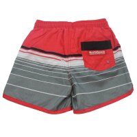 Losan Boardshorts Tasche Schwimmshorts Badehose rot grau