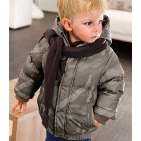 Klitzeklein Kapuzenjacke Winterjacke Jacke grau camouflage