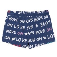 Losan Mädchen Shorts kurze Hose Schrift marine blau...